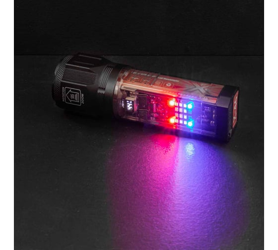 X-46 Multifunctional Solar LED Flashlight - Rechargeable Laser Torch Light with Digital Power Display, Telescopic Zoom, Side COB Work Light & Emergency USB Power Bank Output (Type-C Charging)