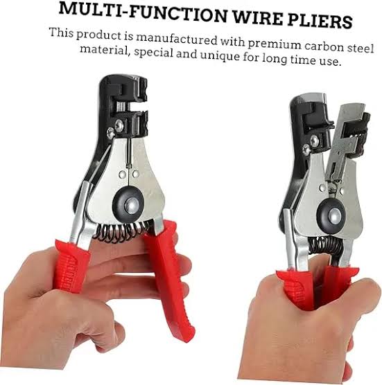 Automatic Wire Stripper Cutter Tool | Self Adjusting Cable Wire Stripping Pliers | Multi Function Wire Cutter & Crimping Tool | Electrician Hand Tool