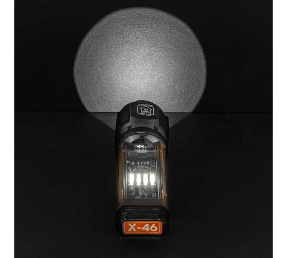 X-46 Multifunctional Solar LED Flashlight - Rechargeable Laser Torch Light with Digital Power Display, Telescopic Zoom, Side COB Work Light & Emergency USB Power Bank Output (Type-C Charging)