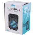 Greatnice GTS-1961 Portable Wireless Bluetooth Speaker 3 Inch | Mini Rechargeable Speaker | RGB LED Light | USB/TF Card/FM Radio | High Bass Sound | Portable Outdoor Speaker