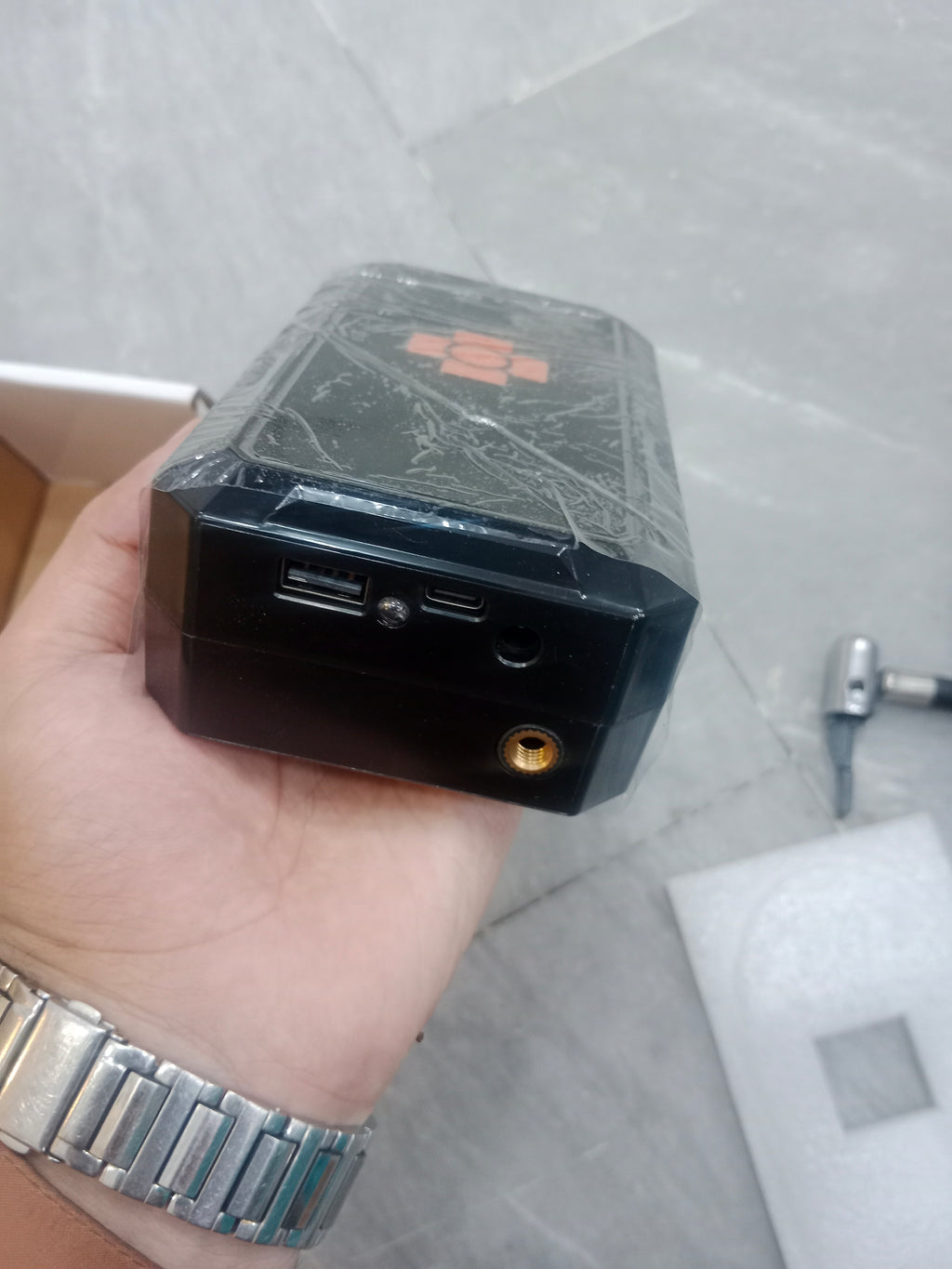 Portable Wireless Air Compressor Tire Inflator Pump with Digital LED Display | Rechargeable Electric Air Pump for Car, Bike, Motorcycle, Football & Bicycle